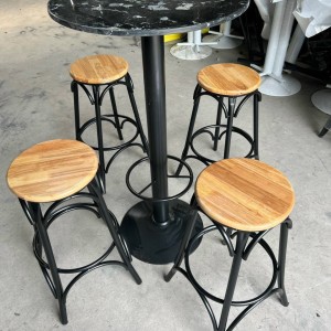 Ghế bar không tựa mặt gỗ XTT11